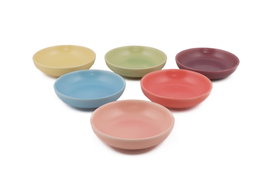 Hermia Juego de 6 Cuencos de Cerámica Multicolor de 13 cm